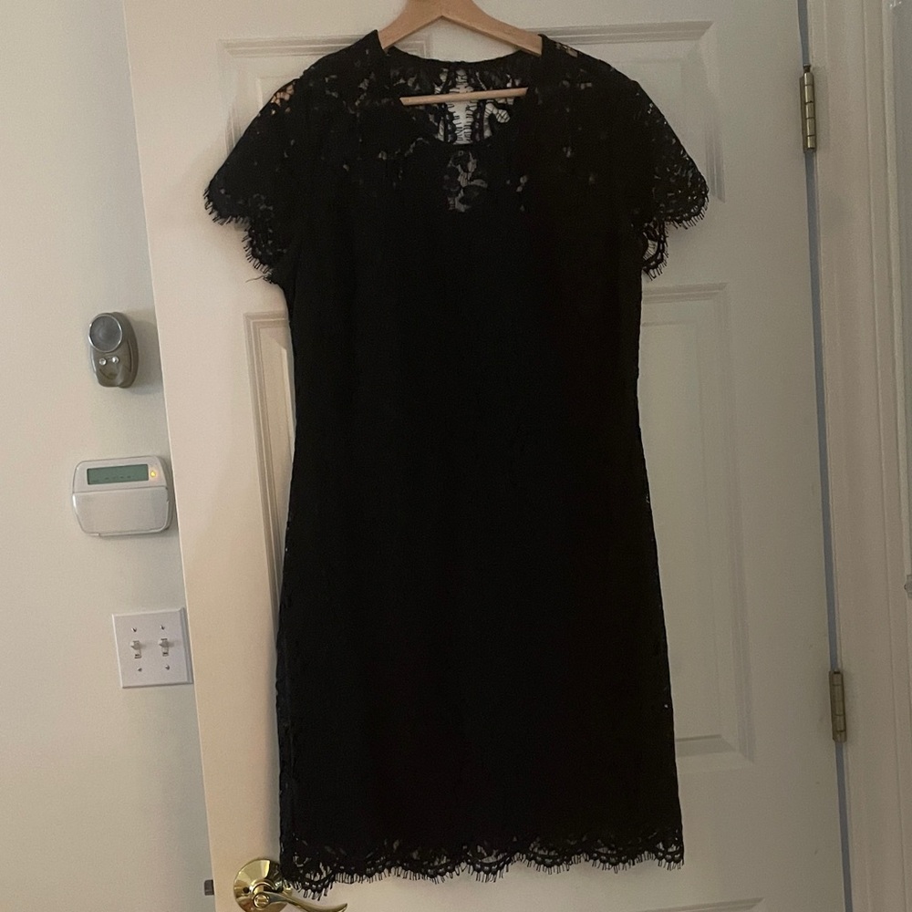Banana Republic- 14- Elegant Black Lace Dress